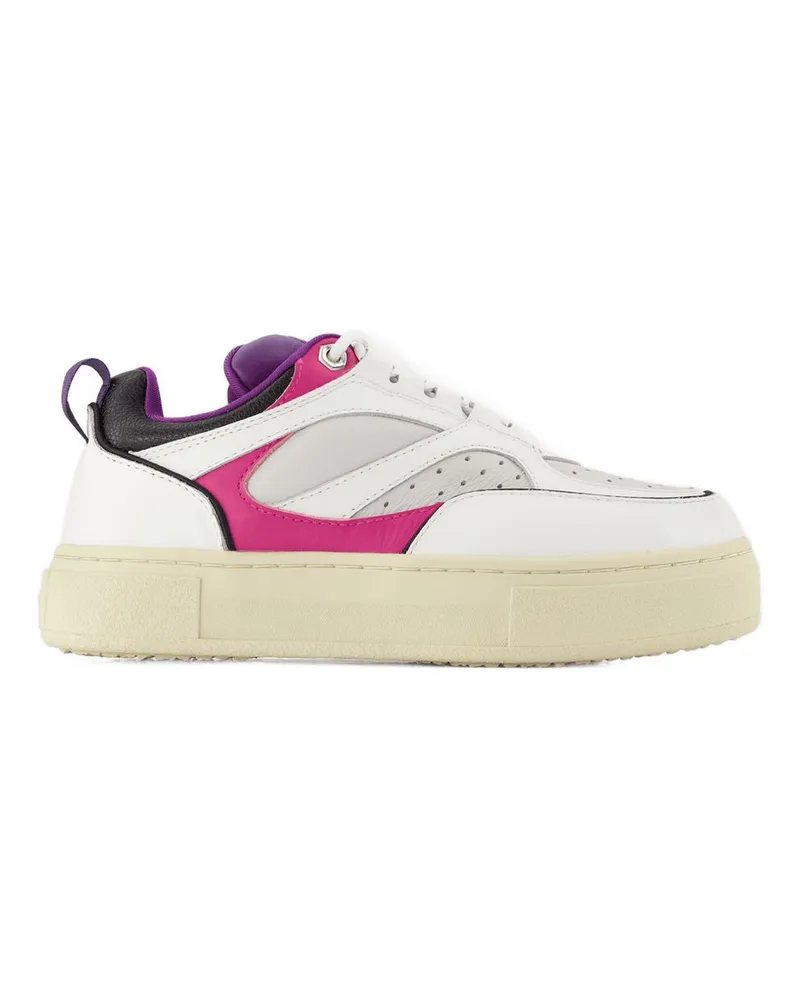 Eytys Sidney -Turnschuhe in weißem Leder White