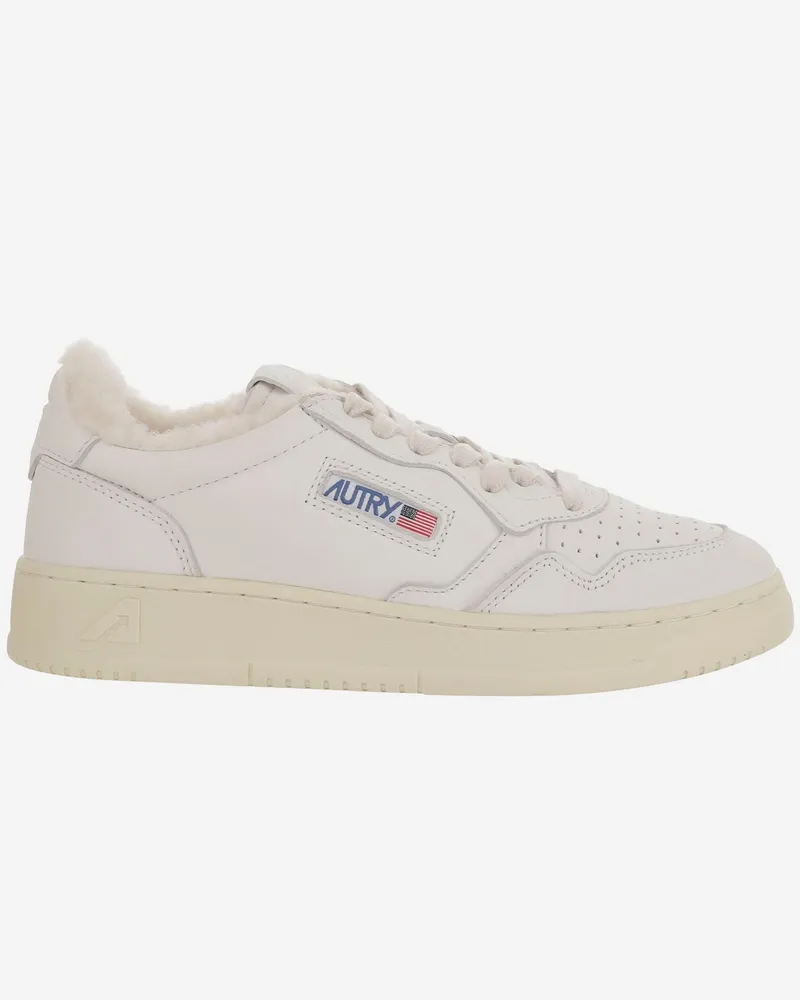 AUTRY Medaillengewinner niedriger Turnschuhe White