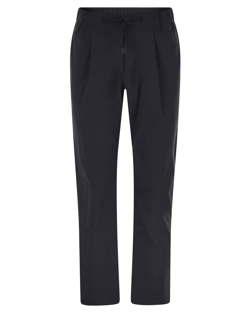 Herno Stretch Nylonhose Blue