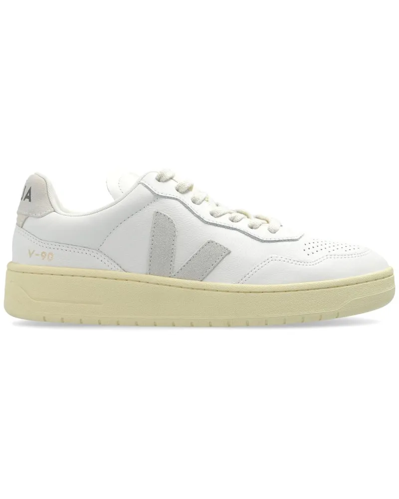 VEJA gegen 90 Leder -Turnschuhe Beige