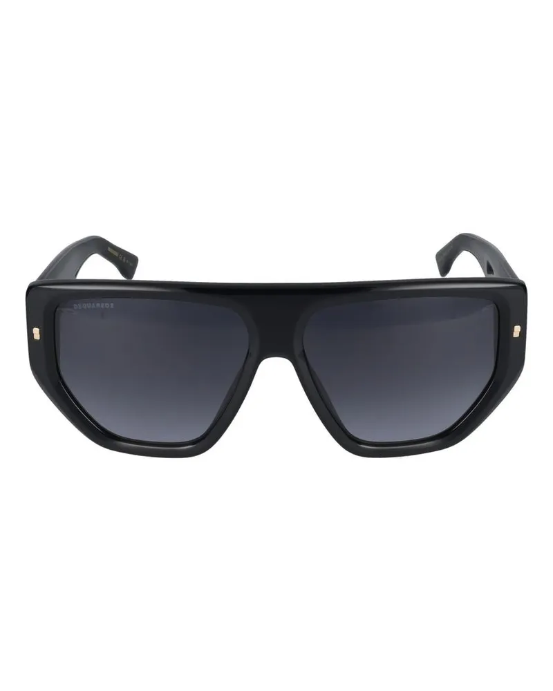 Dsquared2 Sonnenbrille  D2 0088/S 2 M2 Schwarzes Gold /14 /145 2m2