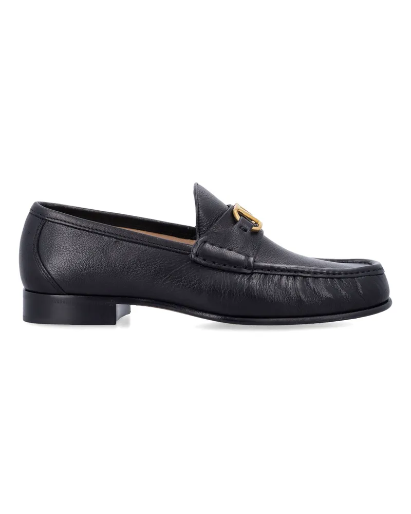 Valentino Garavani flache Schuhe schwarz Black