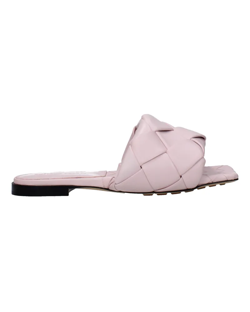 Bottega Veneta Damens Sandalen und Clogs aus Leder in Rosa/Cameo-Optik -