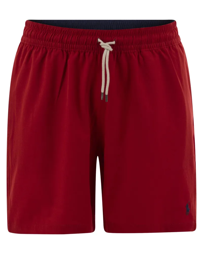 Ralph Lauren Beach Boxer Red