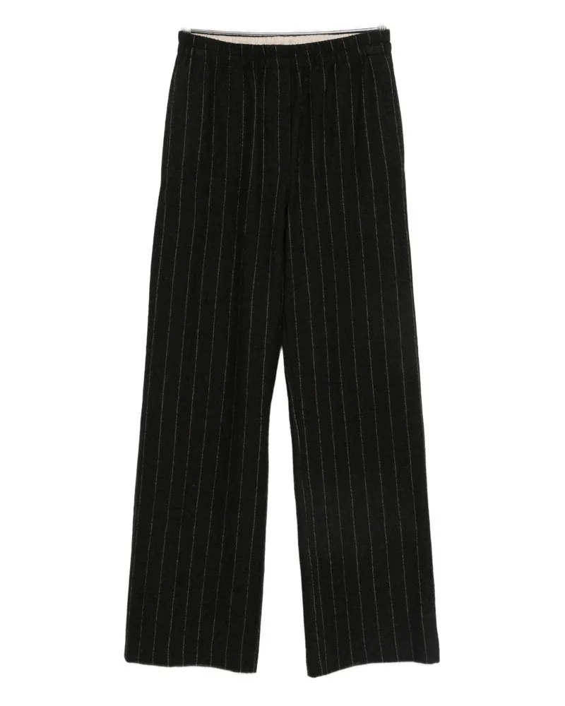 ALYSI Wollhose mit weitem Bein Black