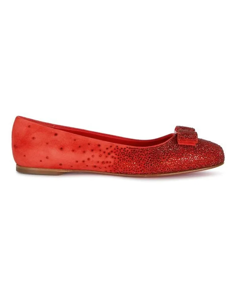 Ferragamo Ballerina Flats Rot