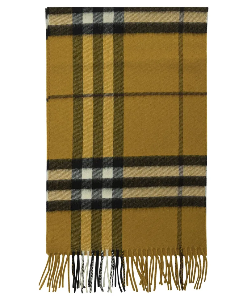 Burberry Schal mit Karomuster Yellow
