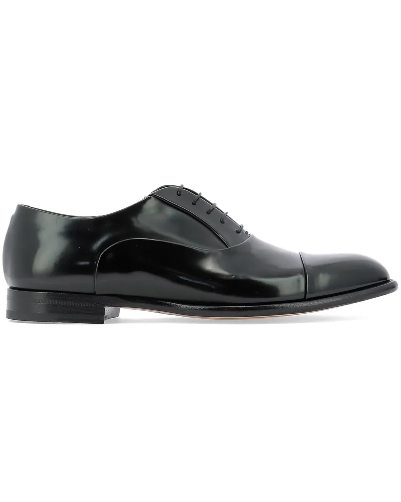 Fabi City Patent Leder Schnürschuh Schuh Schwarz