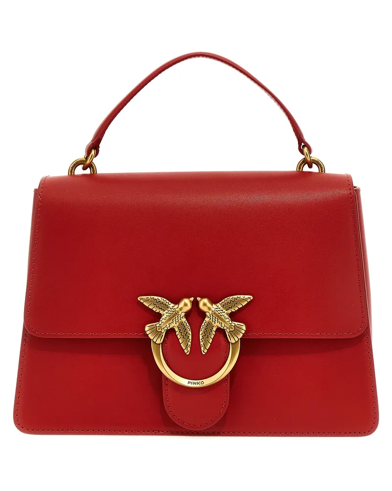 Pinko Love One Top Griff' Handtasche Red