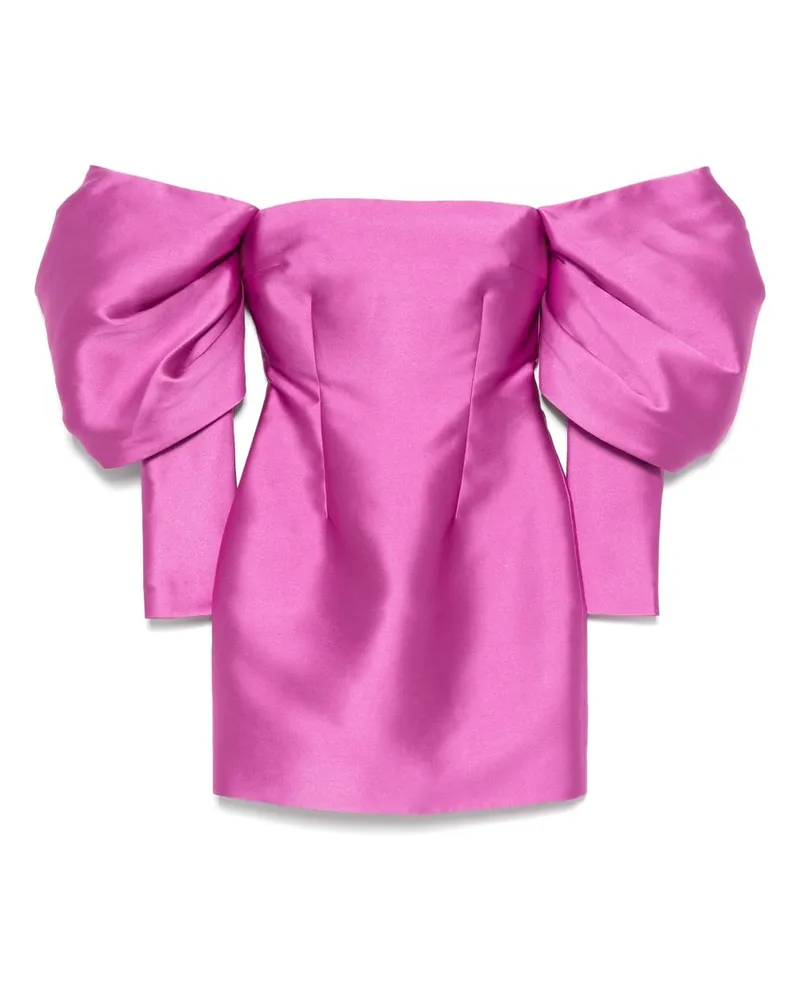 Solace London Trost London Freja Mini Kleid Fuchsia