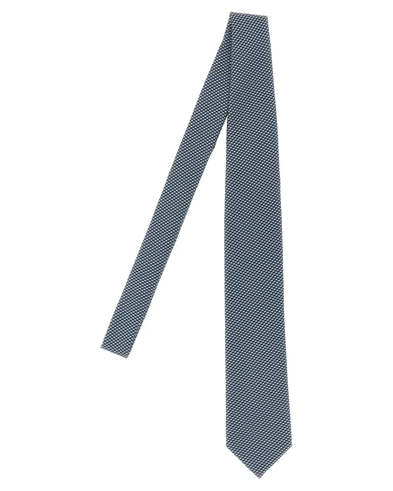 Brioni Jacquard Krawatte Blue