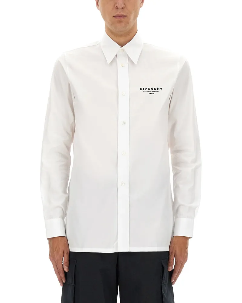 Givenchy Hemd mit Logo White