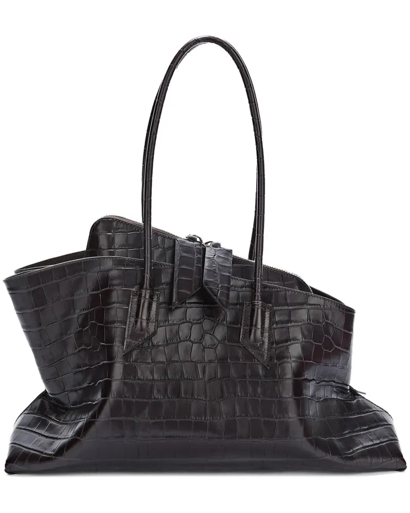 ATTICO Der Attico La Passeggiata Medium Tote Bag 207coffee