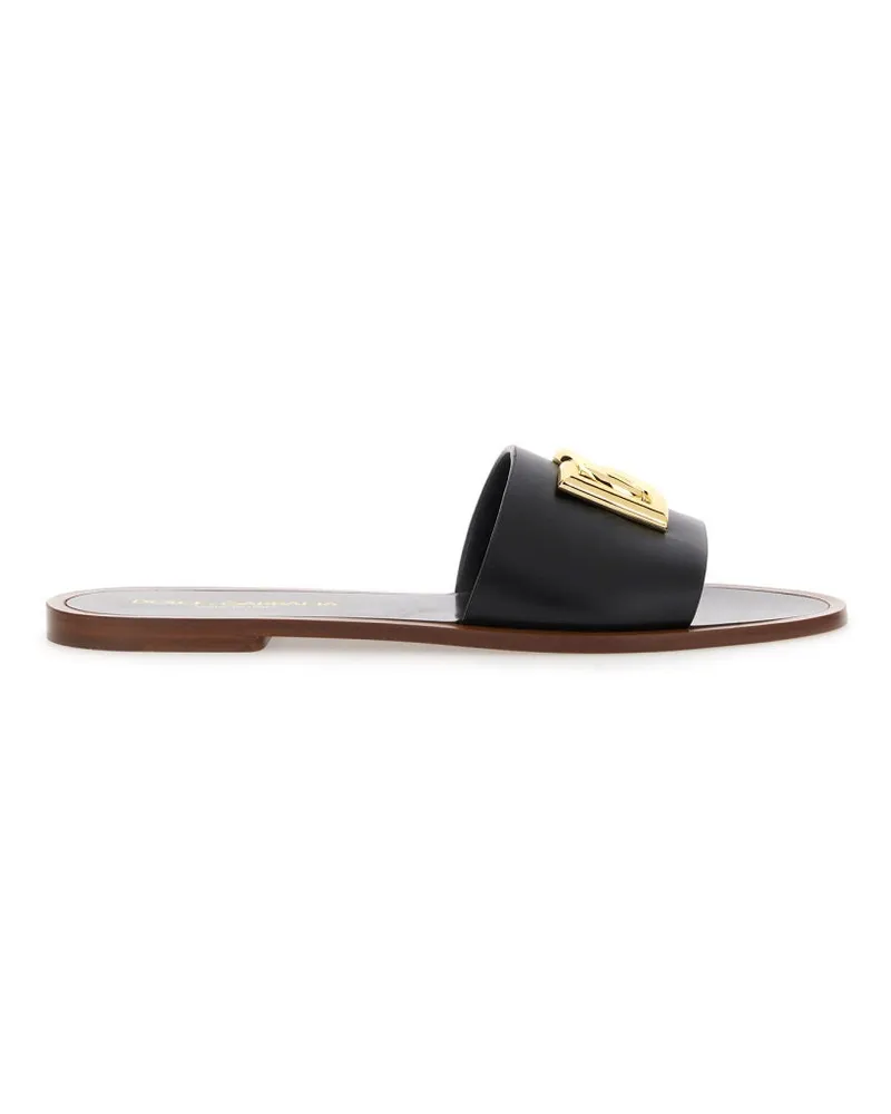 Dolce & Gabbana Ledersandal Black