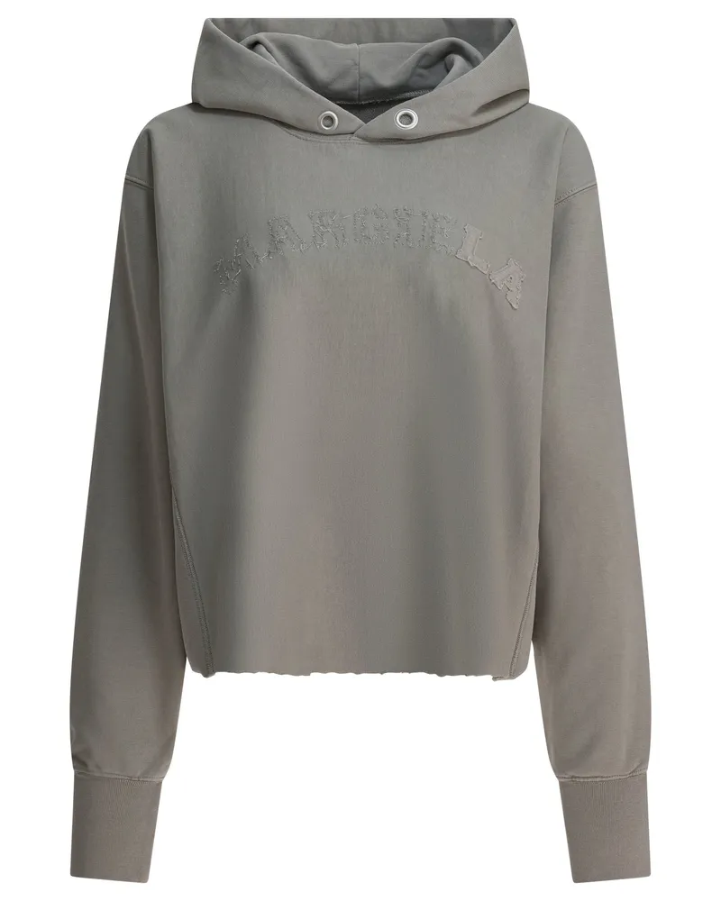 Maison Margiela Baumwoll-Hoodie von Grey