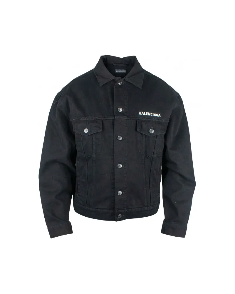 Balenciaga Jeansjacke Black