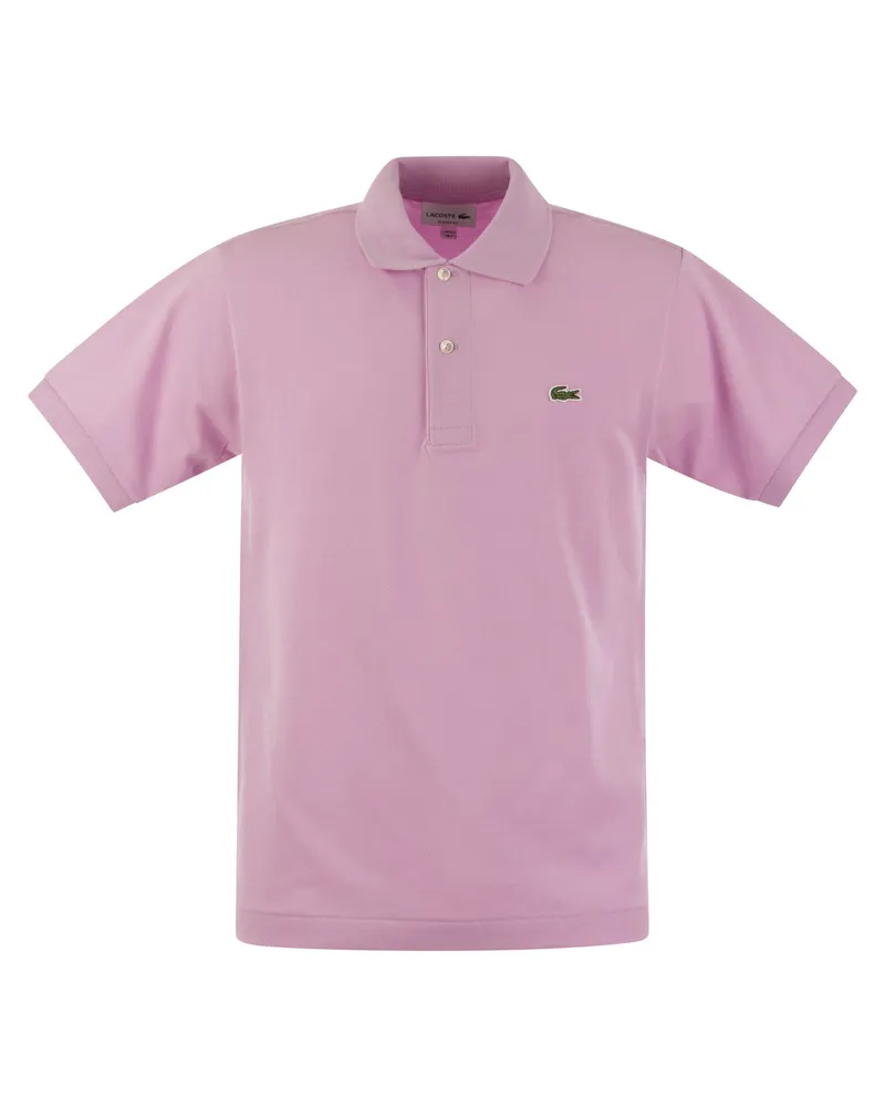 Lacoste Classic Fit Cotton Pique Polo -Hemd Pink
