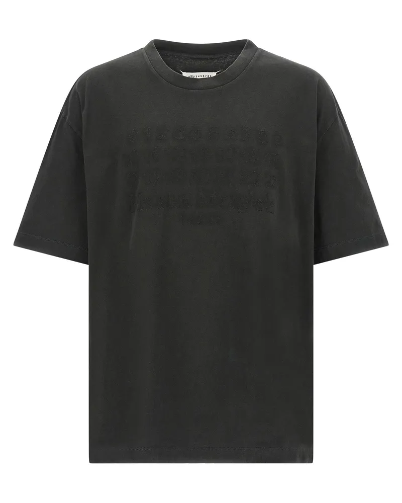 Maison Margiela Logo-T-Shirt Black