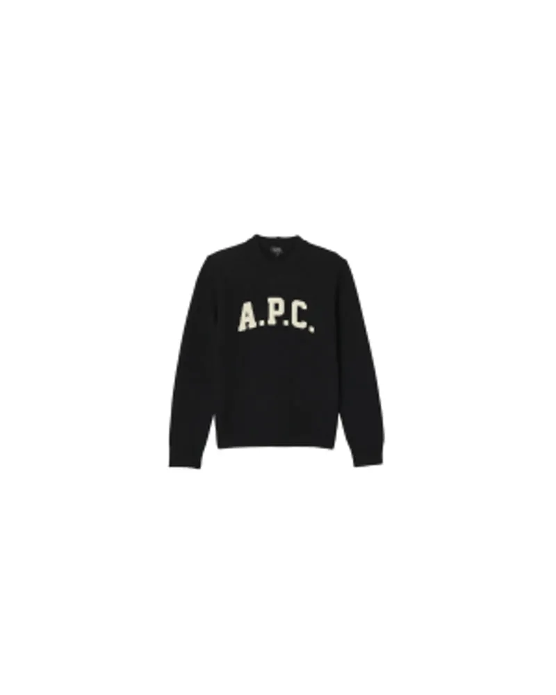 A.P.C. Pullover schwarz Black