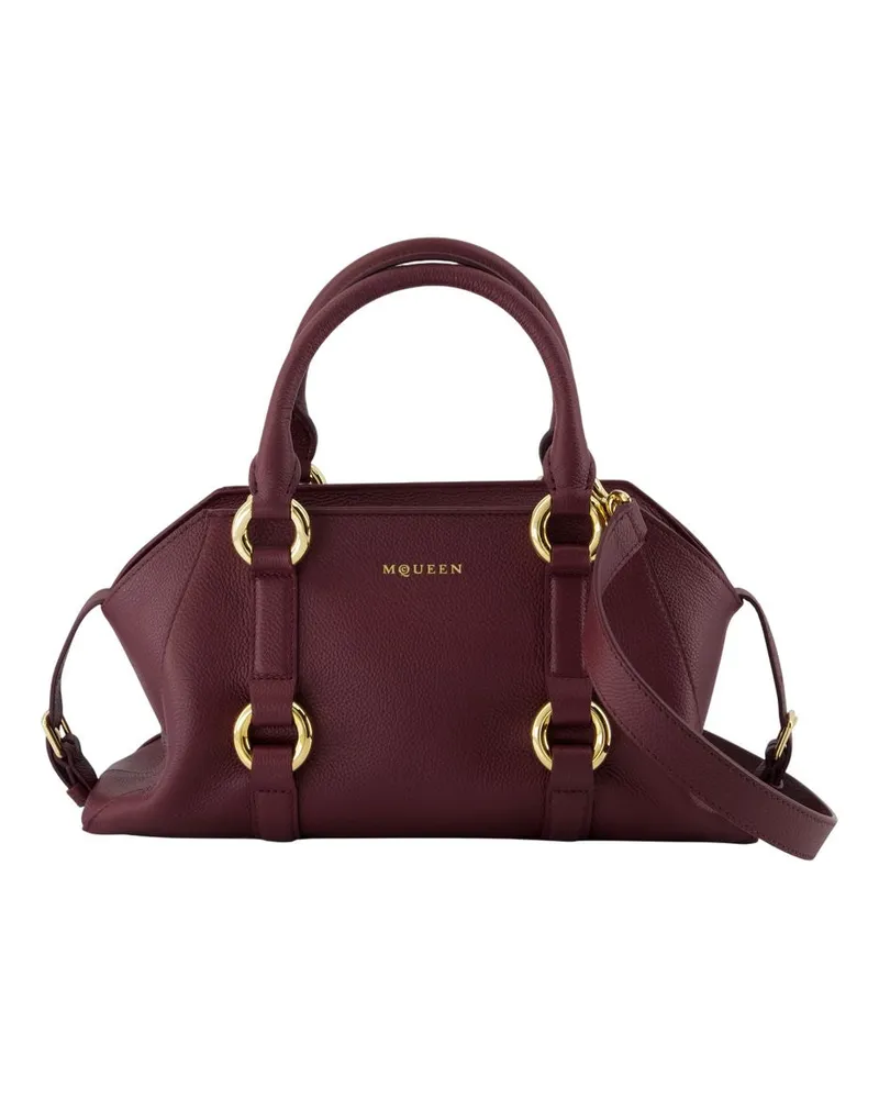 Alexander McQueen Farringdon kleine Geldbeutel  Leder Burgund Burgund