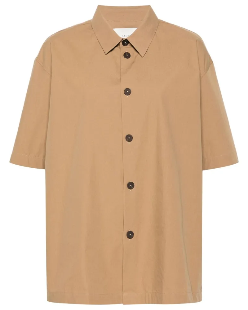 Studio Nicholson Baumwollhemd Beige