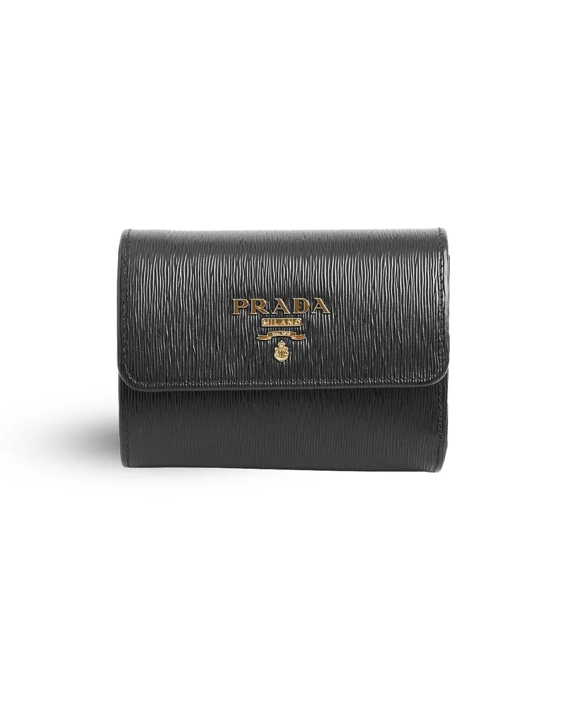 Prada Brieftaschen schwarz Black