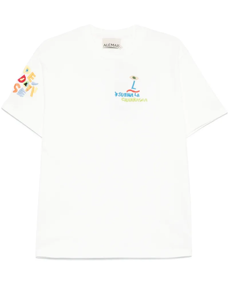 ALEMAIS Alemis Nadia bestickte T -Shirt 