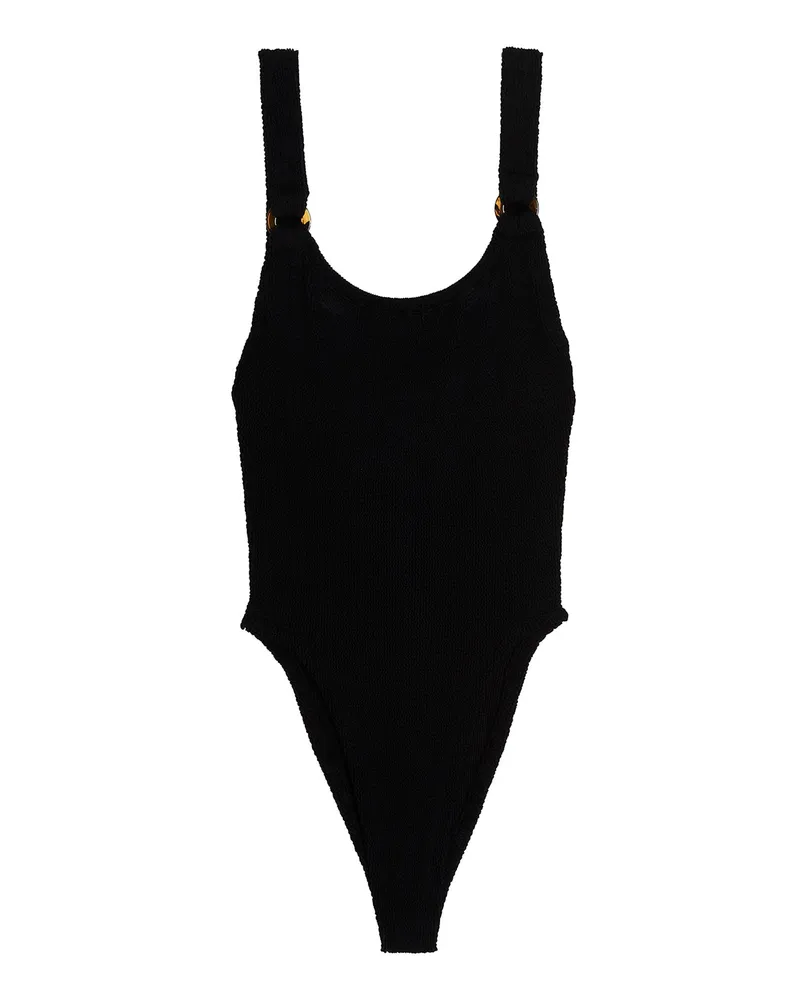Hunza G Domino' One Piece Badeanzug Black