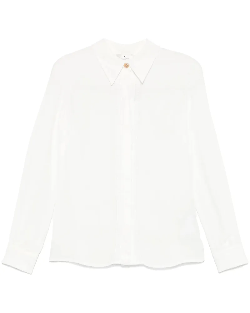 Elisabetta Franchi Shirt in Georgette White