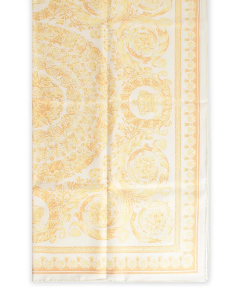 Versace Großer Seidenschal „Barocco“ von Gold