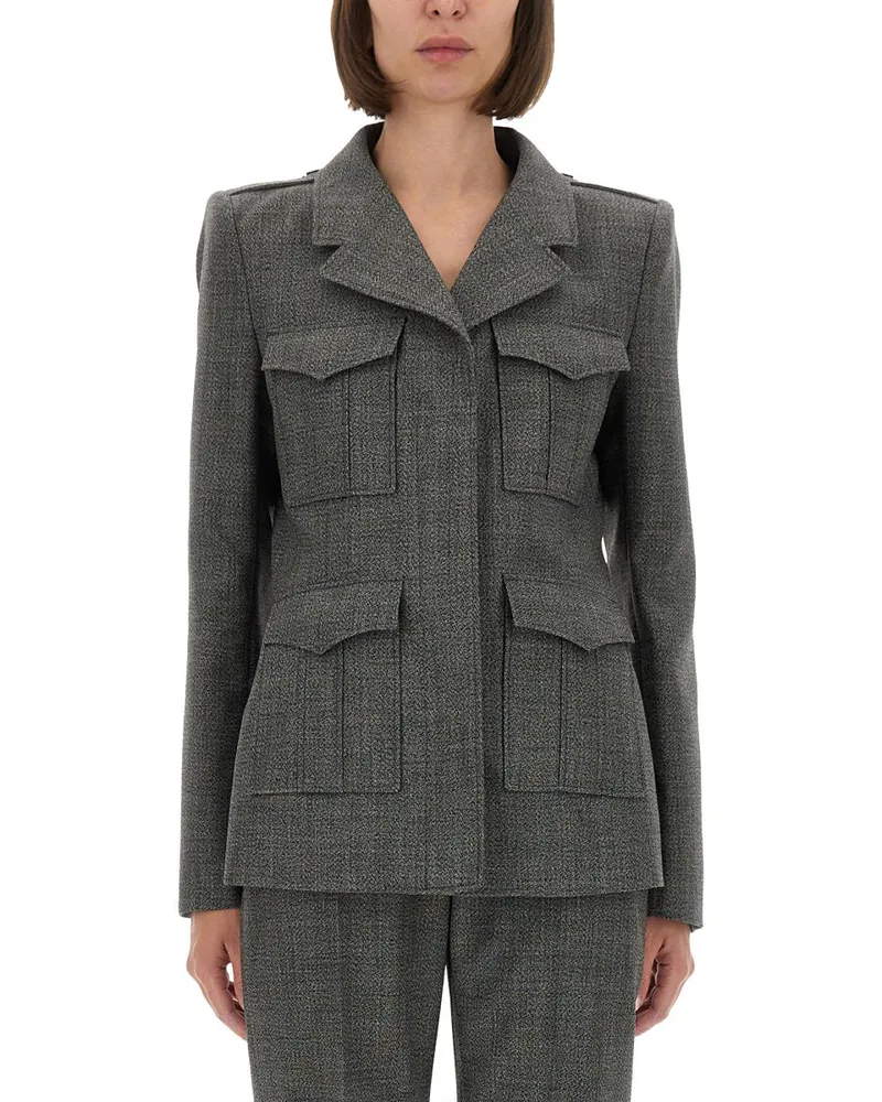 Alexander McQueen Alexander MC Queen Wolljacke Grey