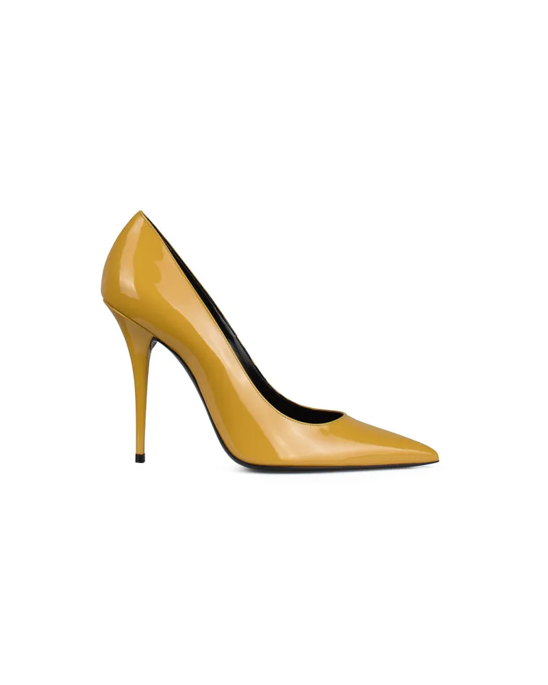 Saint Laurent Instinct 100 Pumpen Yellow