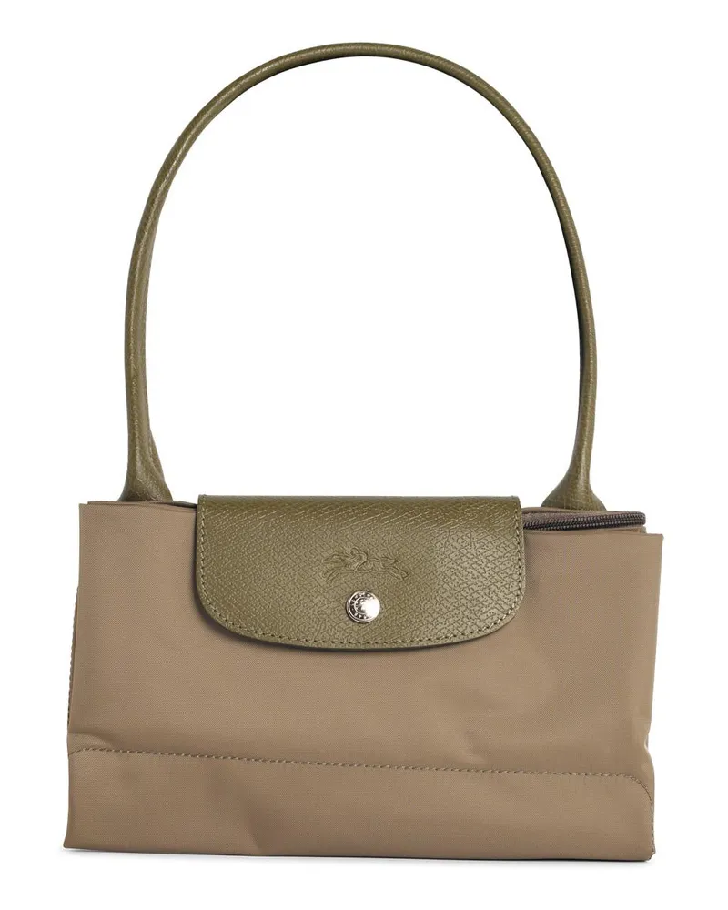 Longchamp L Le Pliage Green' Grüne Tela-Umhängetasche Green