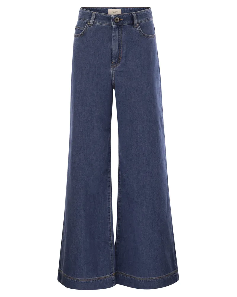 Max Mara Wochenende Max Mara Vega Jeans weites Bein in Denim Medium