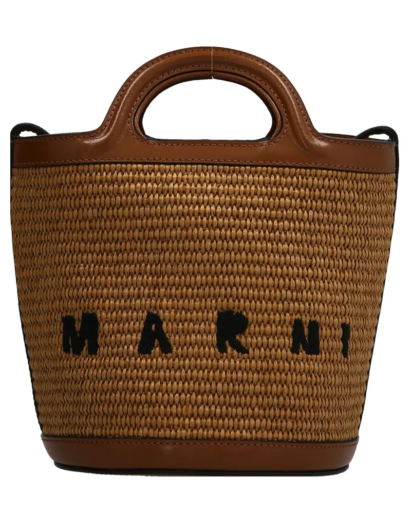 Marni Tropicalia Mini' Crossbody -Tasche Beige