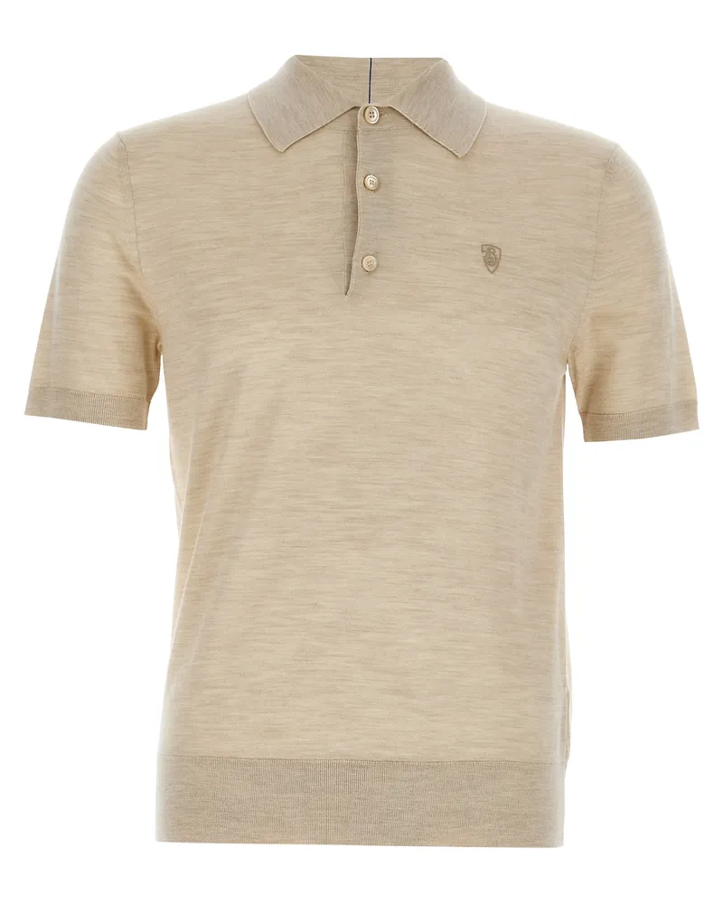 Burberry Wollpoloshirt Beige