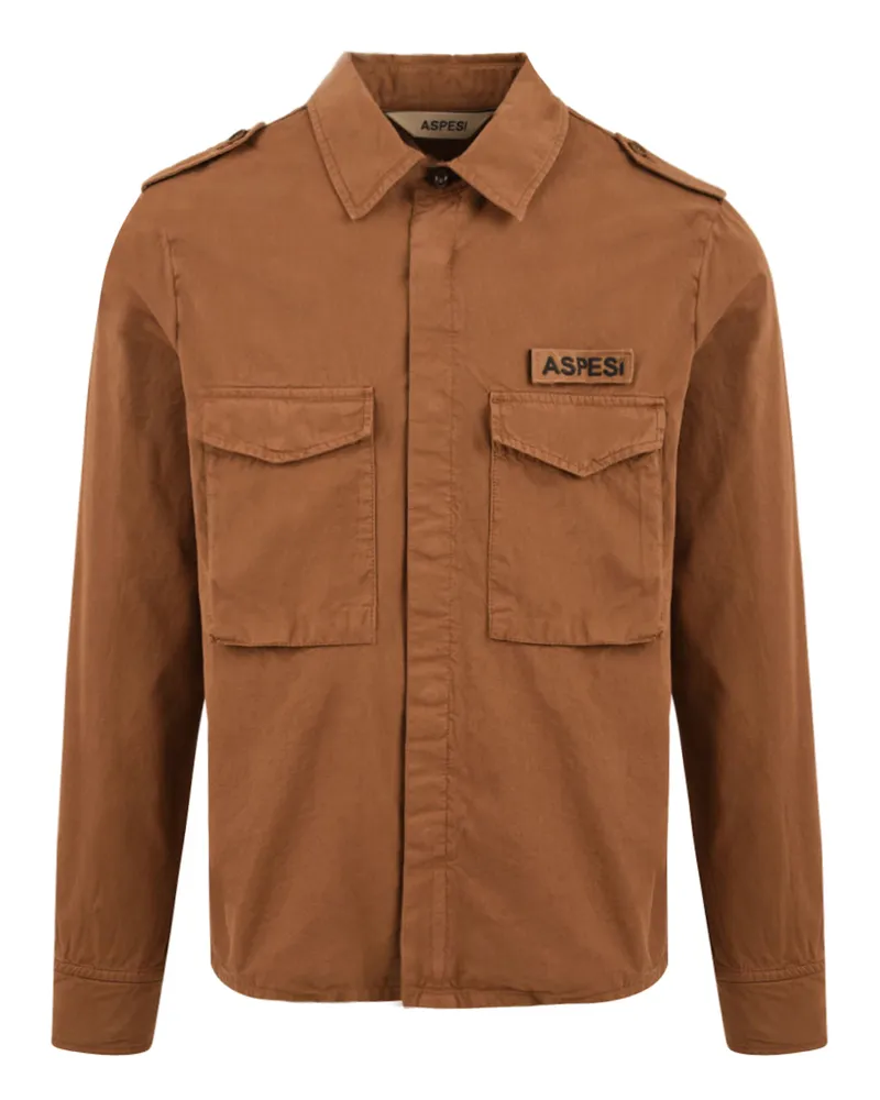 ASPESI Hemden braun Brown
