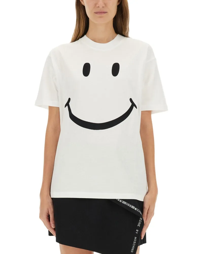 Moschino Smiley" T -Shirt White