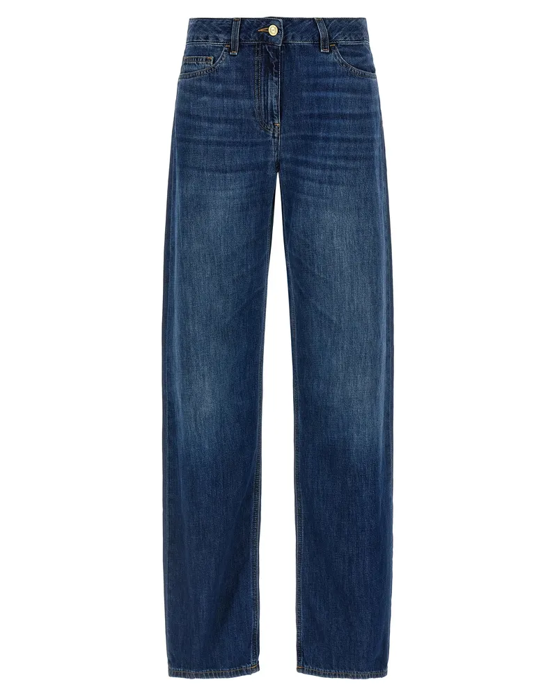Elisabetta Franchi Palazzo Jeans Blue