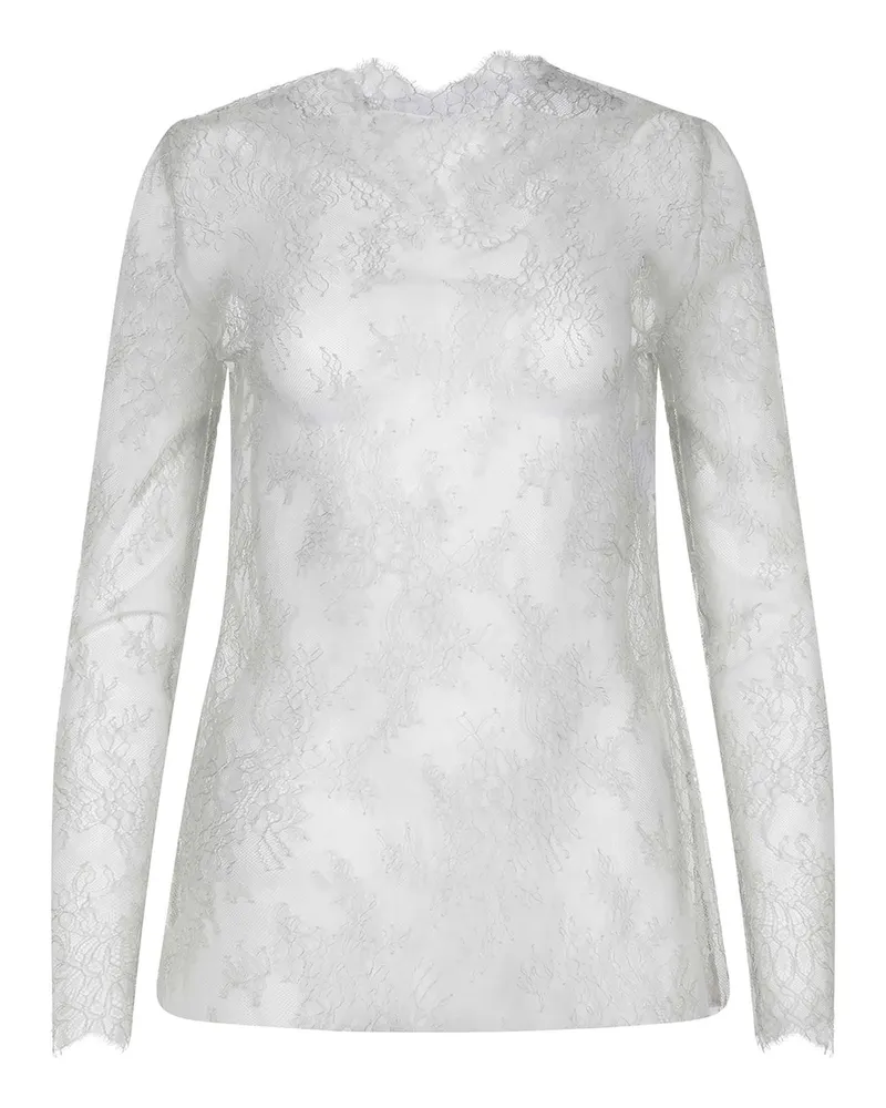 Alberta Ferretti Top  aus Spitze Green