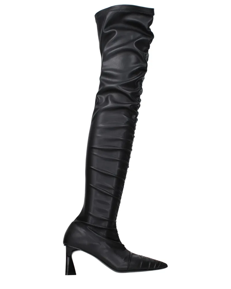 Stella McCartney Elsa Damens Stiefel Öko-Leder Schwarz -
