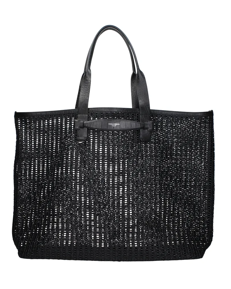 Dolce & Gabbana Dolce&Gabbana Herrens Umhängetaschen Bast Schwarz -