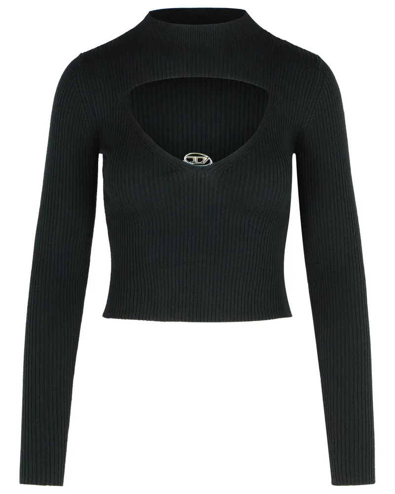 Diesel olina' schwarzer Wollpullover Black