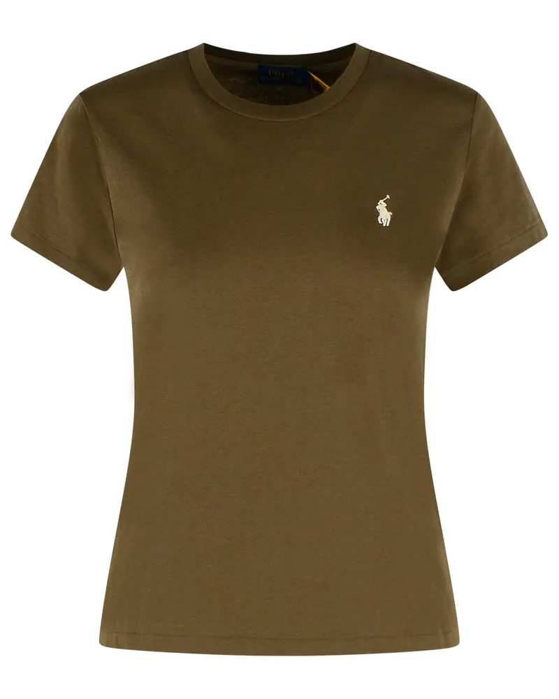 Ralph Lauren Braunes Baumwoll-T-Shirt Brown
