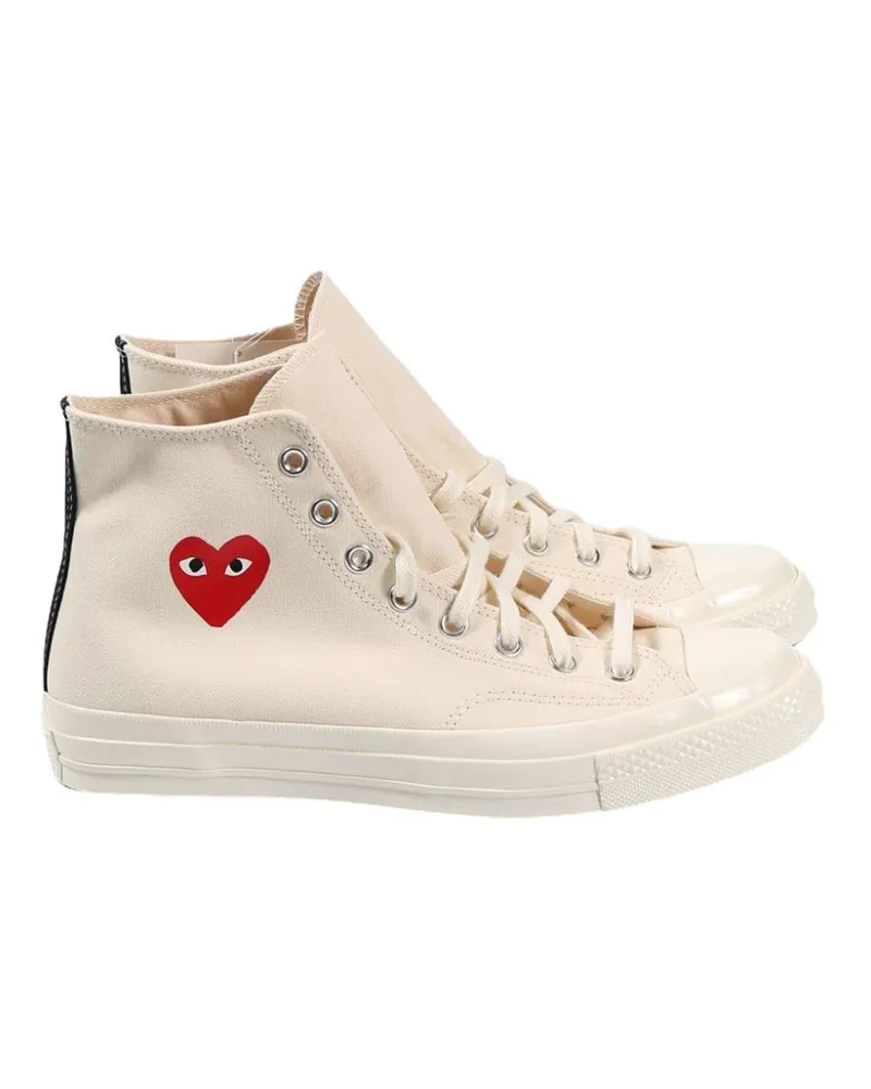 Comme des Garçons Comme des Garcons Chuck Taylor High Top Sneakers Beige