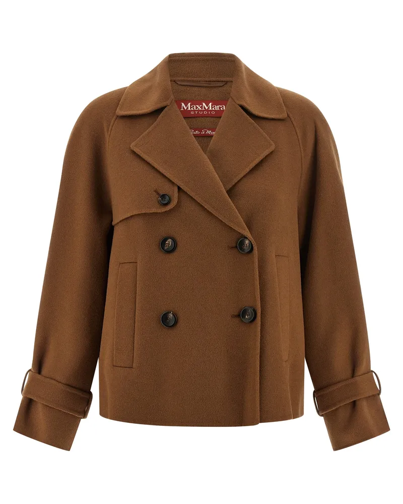 Max Mara Nupar' Mantel Brown