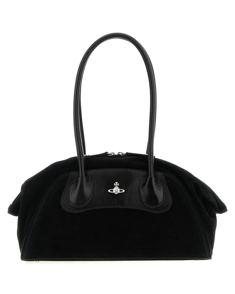 Vivienne Westwood Shirley“ kleine Umhängetasche Black