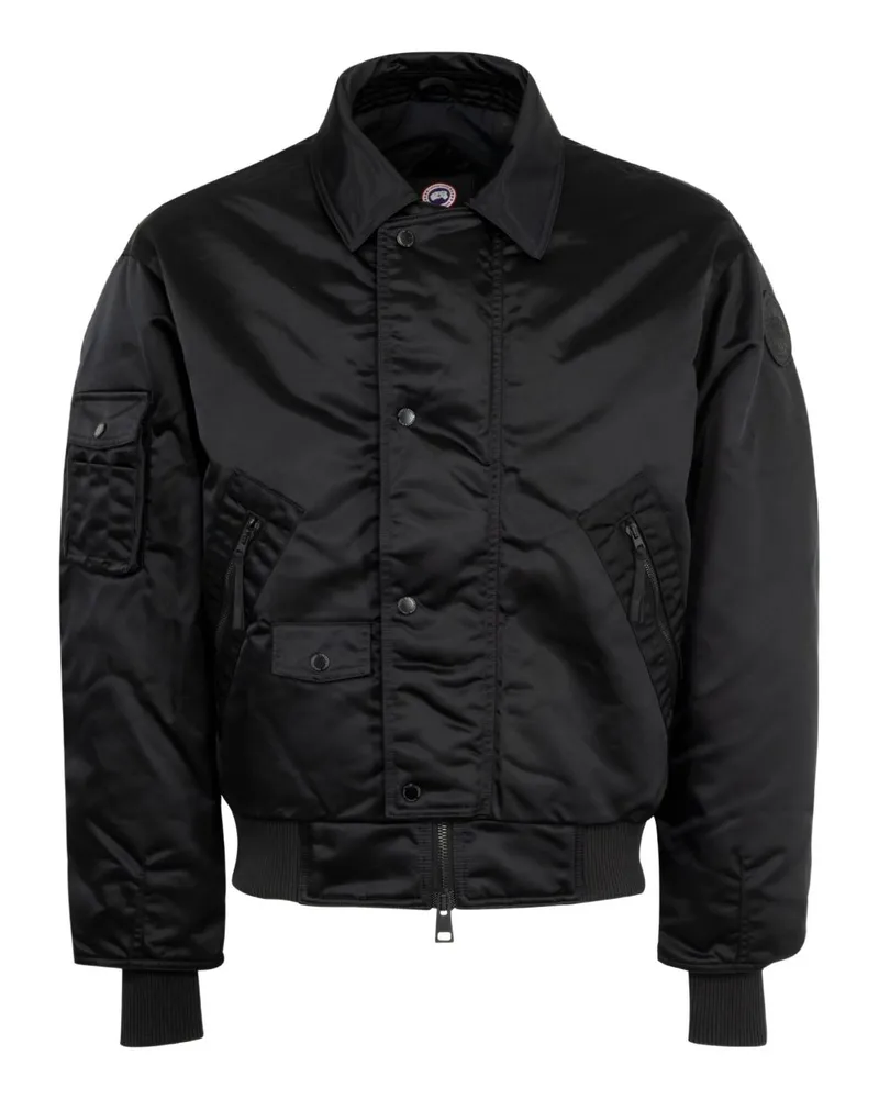Canada Goose Nylon Bomberjacke Black
