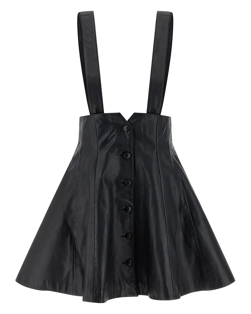 ROTATE Birger Christensen Strapsrock Black
