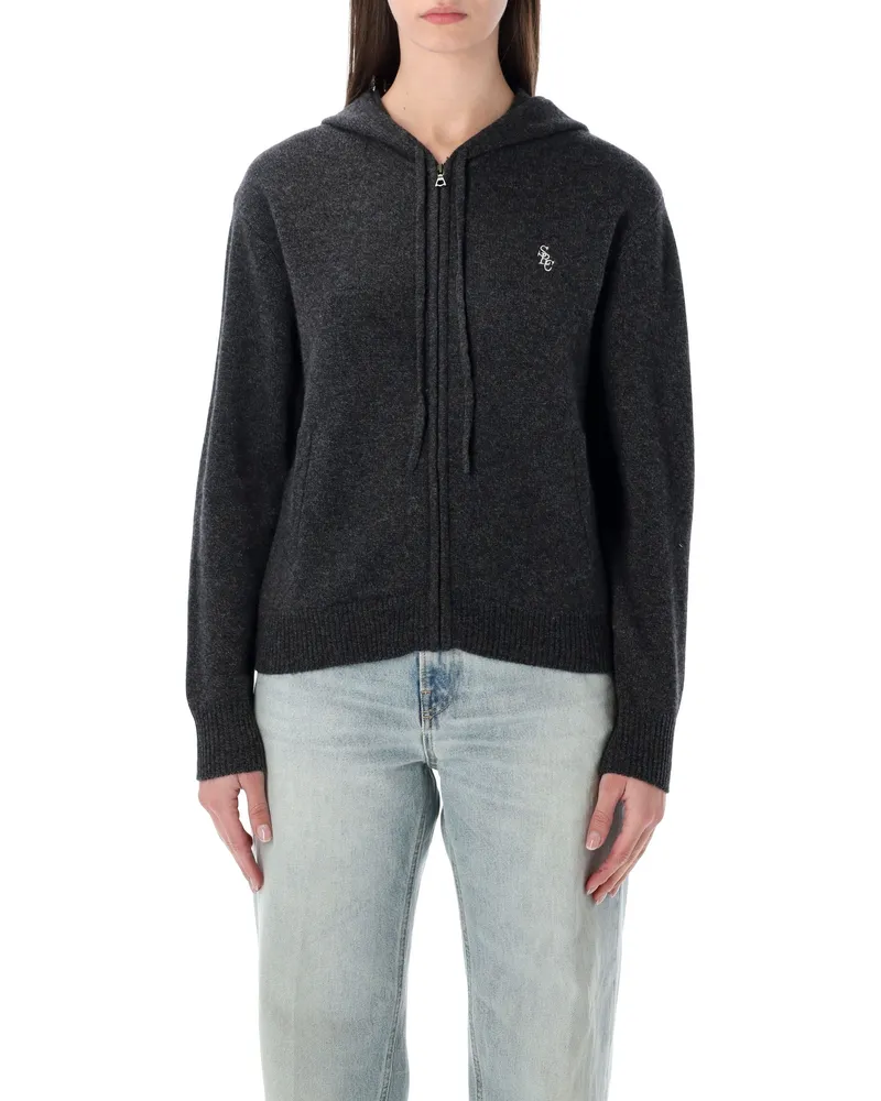 SPORTY & RICH Sportliche und reichhaltige Pullover in Grau Grey